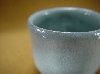 粉青沙器　粉引　粉粧灰青砂器（ふんしょうかいせいさき）　立ちぐい呑み　唐津焼