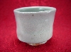 粉青沙器　粉引　粉粧灰青砂器（ふんしょうかいせいさき）　立ちぐい呑み　唐津焼