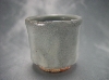 粉青沙器　粉引　粉粧灰青砂器（ふんしょうかいせいさき）　立ちぐい呑み　唐津焼